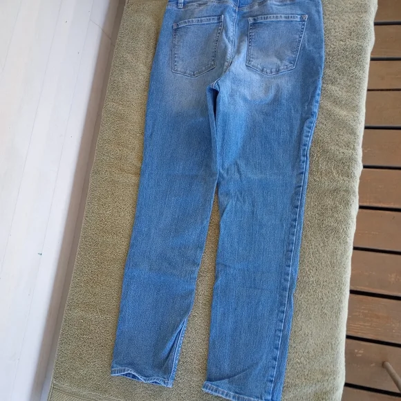 WHBM Slim Jeans Women Size 4 Medium Wash high rise - Picture 5 of 12
